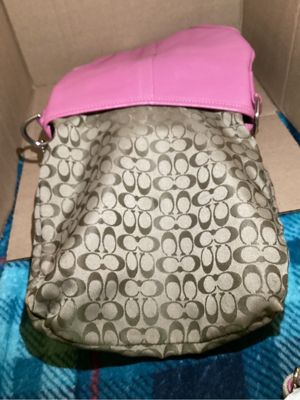 Coach Pink Soho Flap Messenger Style Crossbody Bag - Picture 7 of 11
